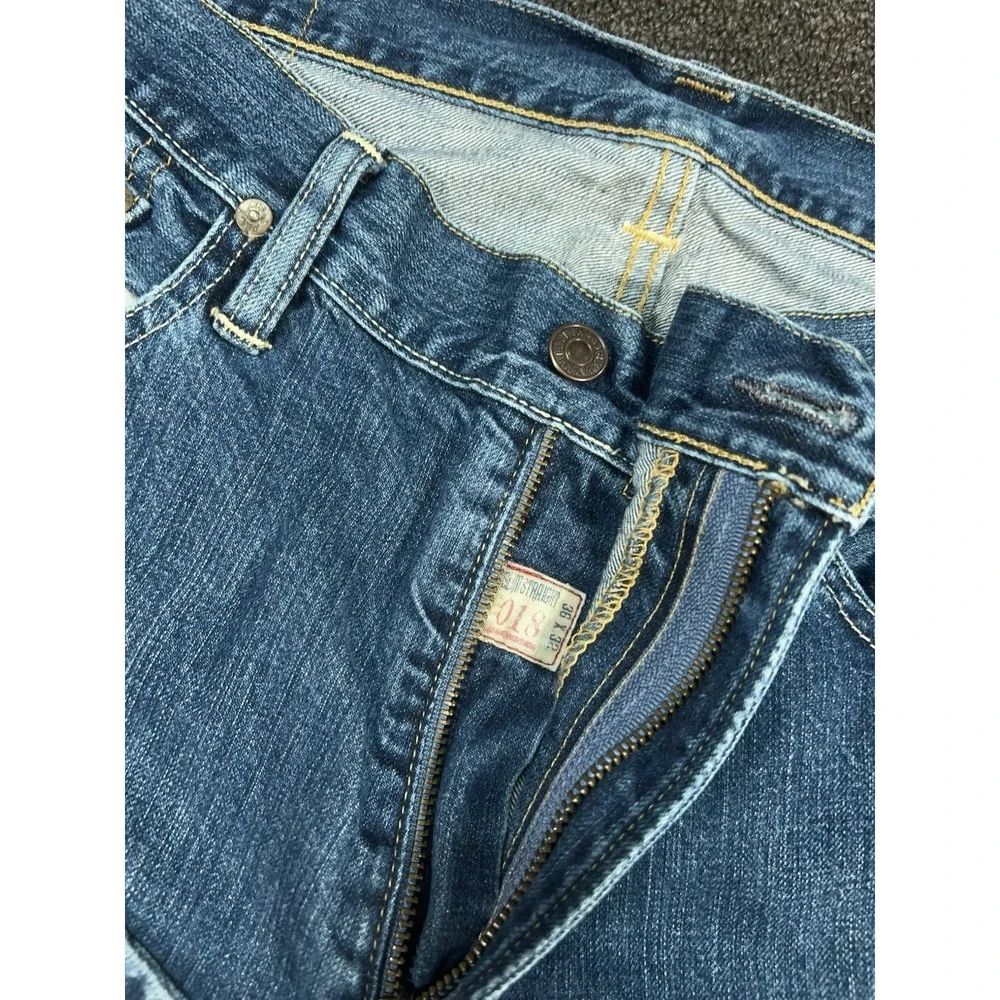 Polo Ralph Lauren Jeans Mens‎ 36x32 (Fits 37x33) Blue 018 Slim Straight Denim